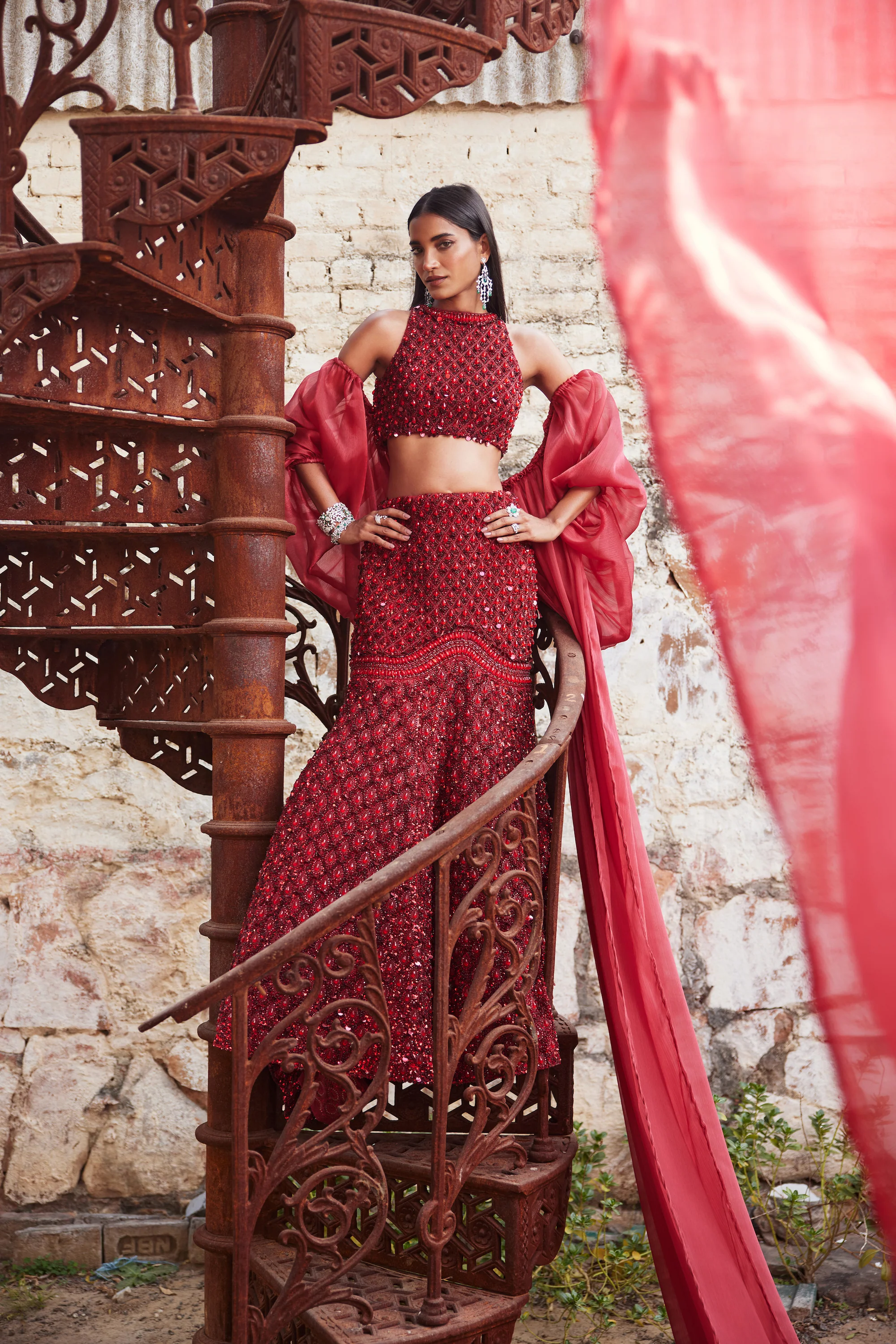 Blaze Mermaid lehenga set - Image 4