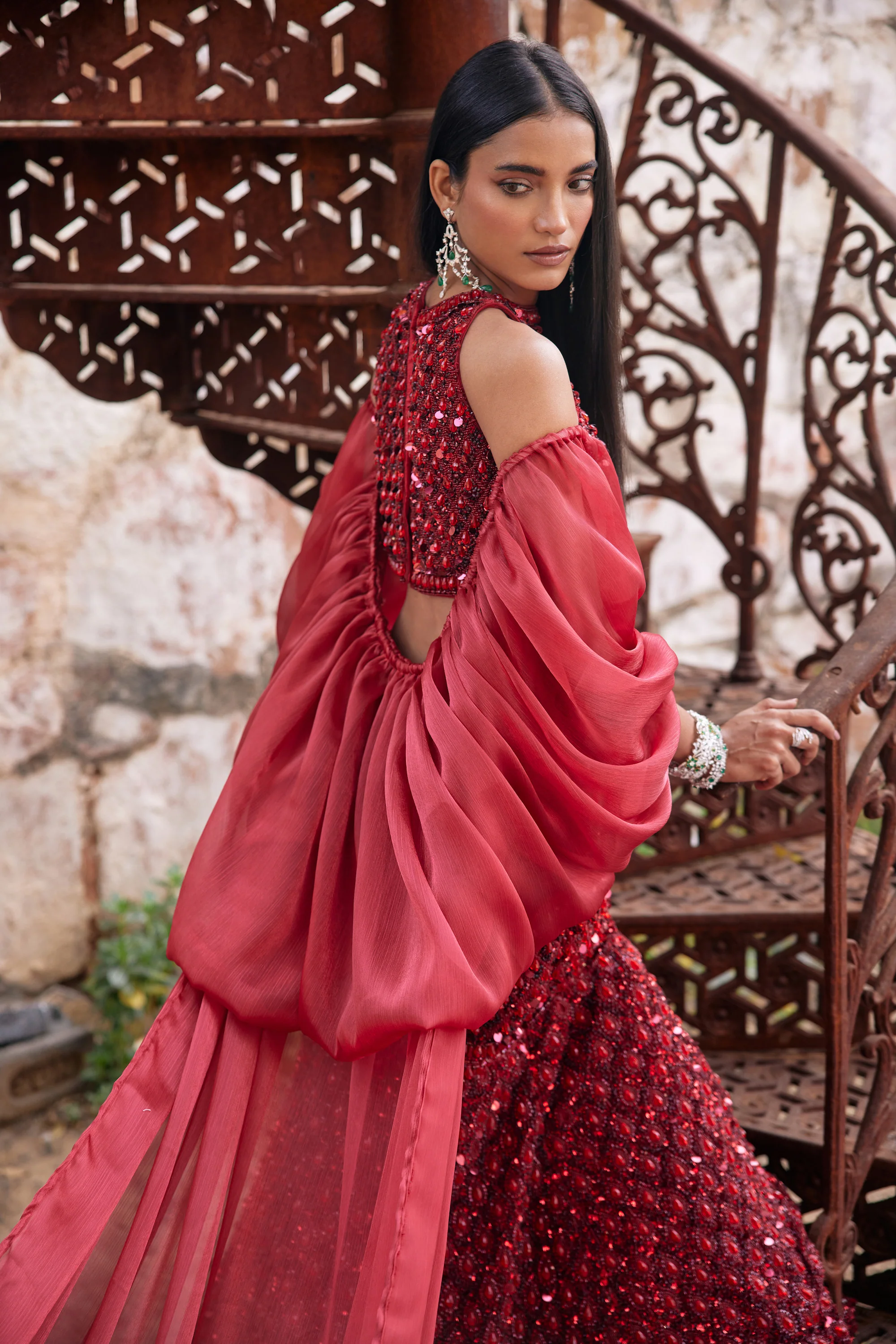 Blaze Mermaid lehenga set - Image 5