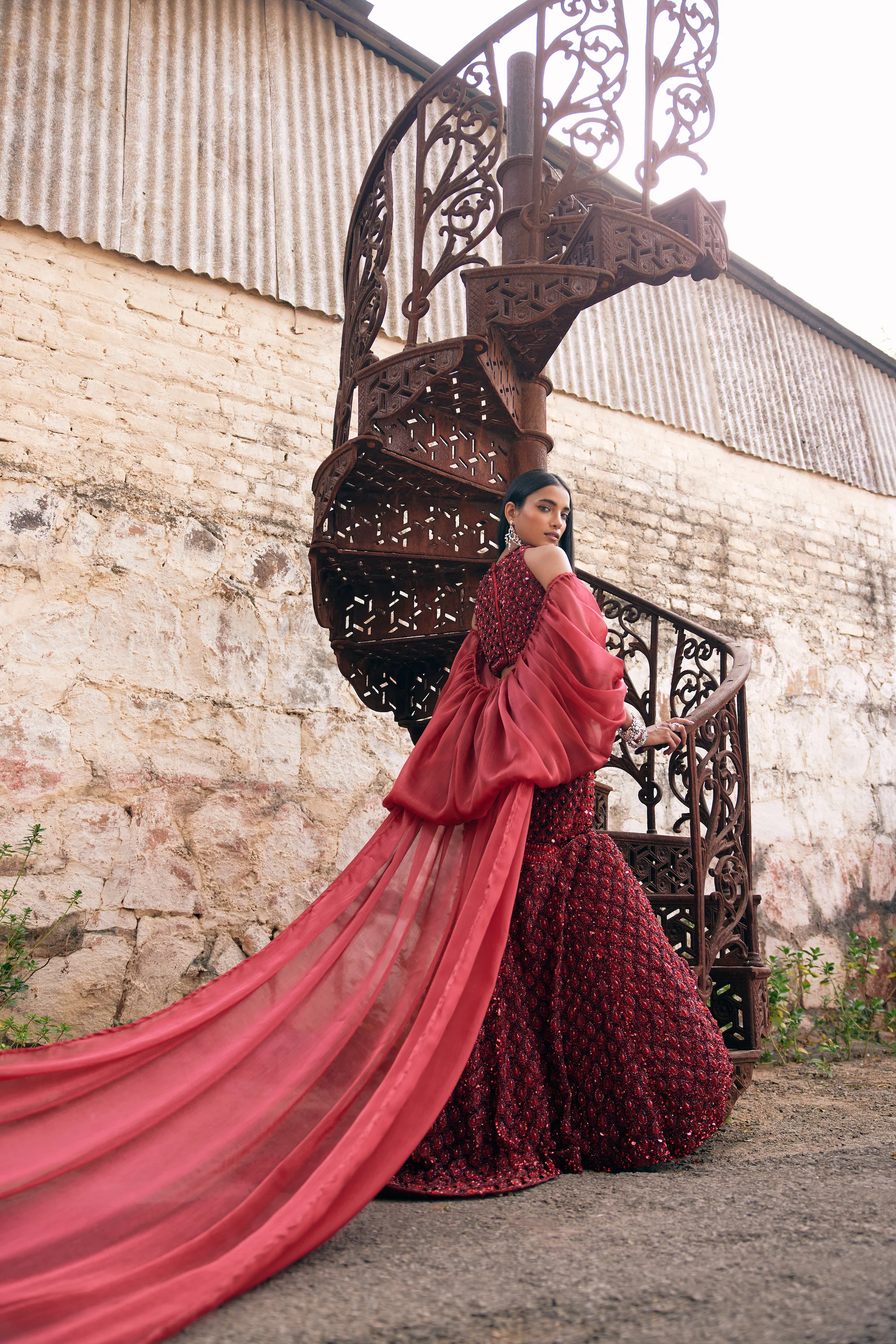 Blaze Mermaid lehenga set - Image 6