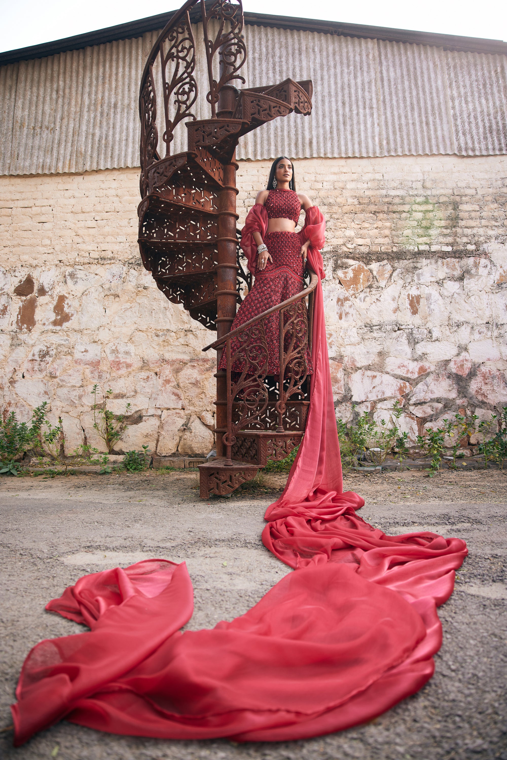 Blaze Mermaid lehenga set - Image 8