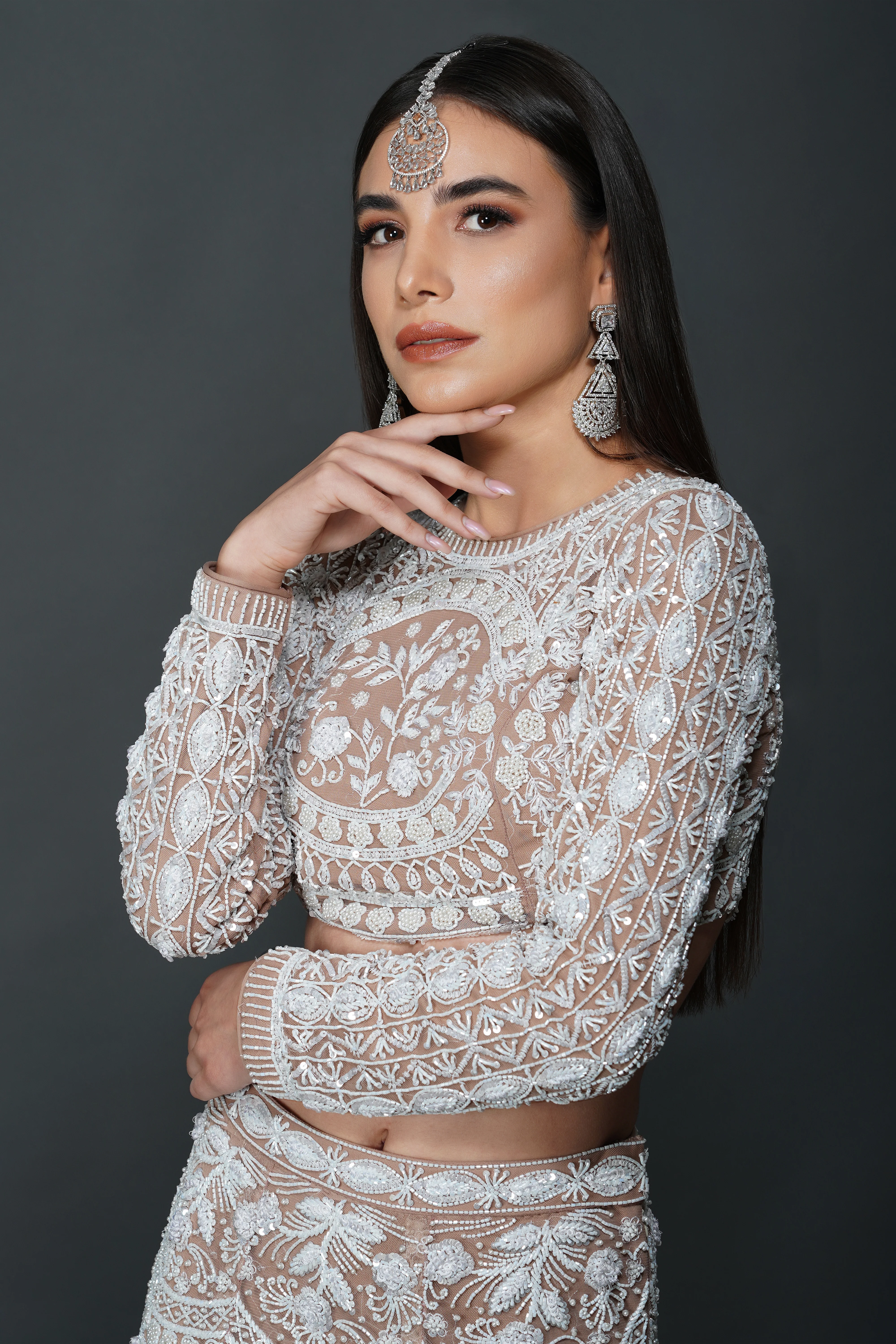 Constellation Lehenga - Image 5