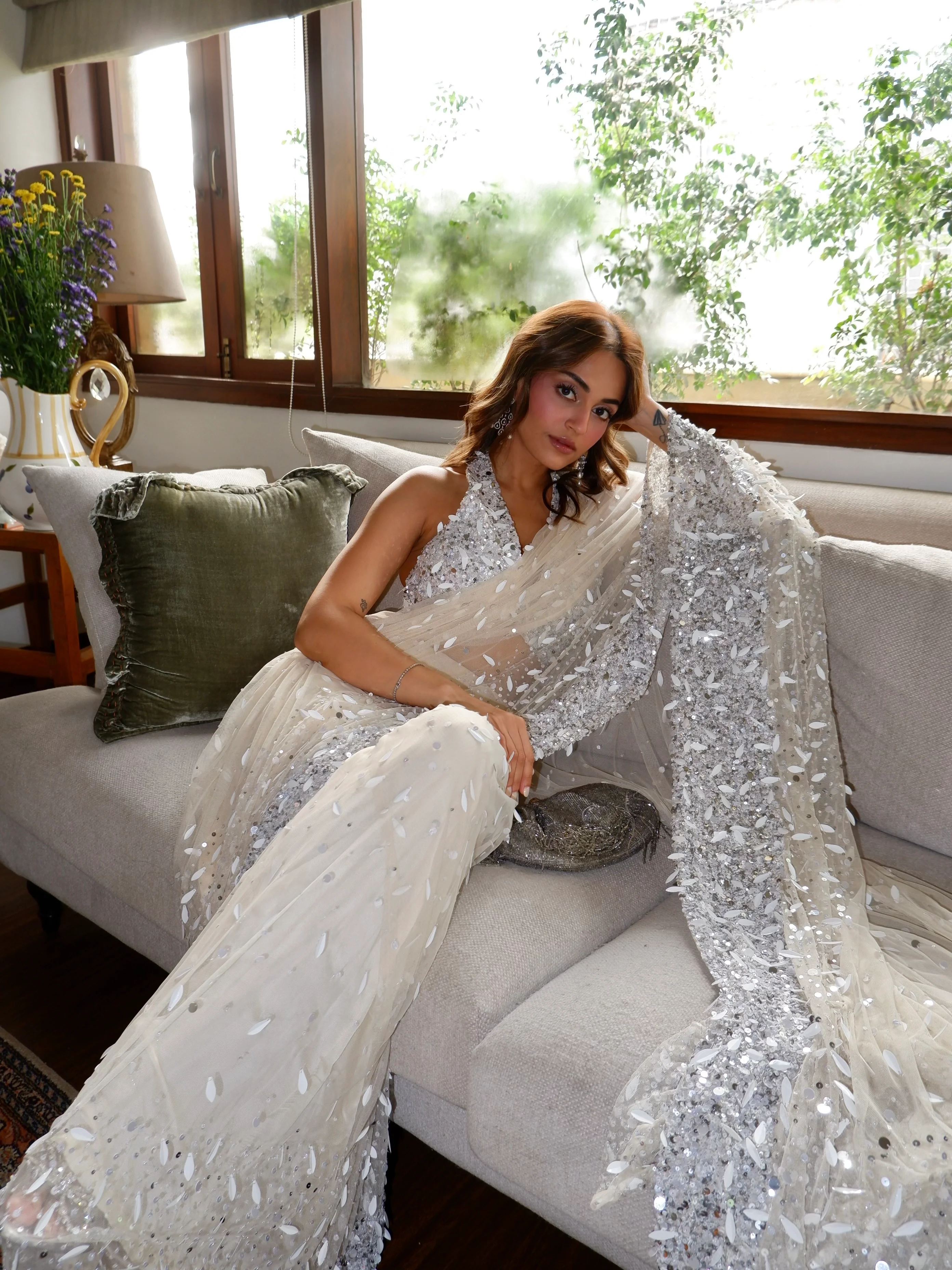 DOVE SEQUIN SARI - Image 2