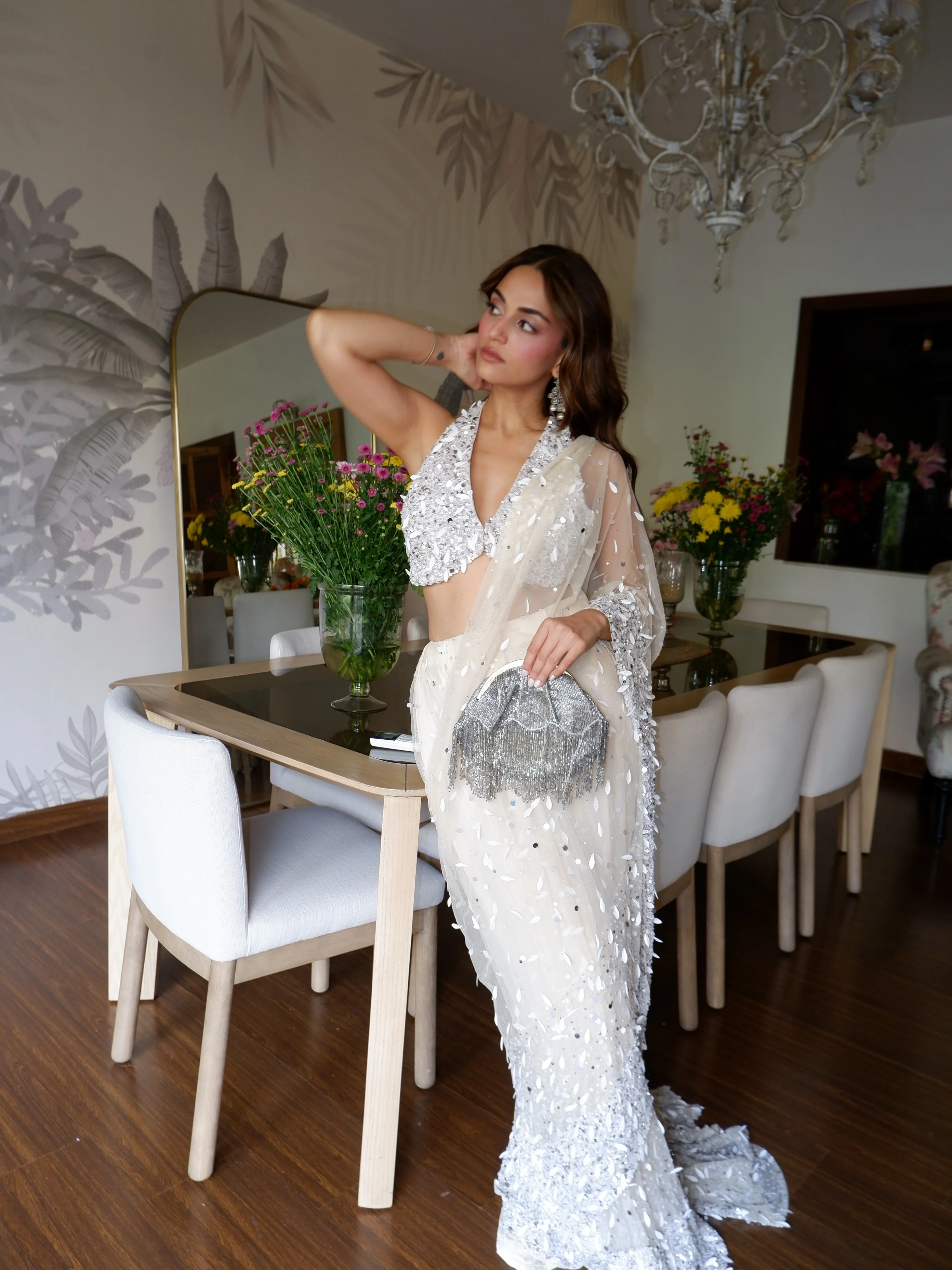 DOVE SEQUIN SARI - Image 6