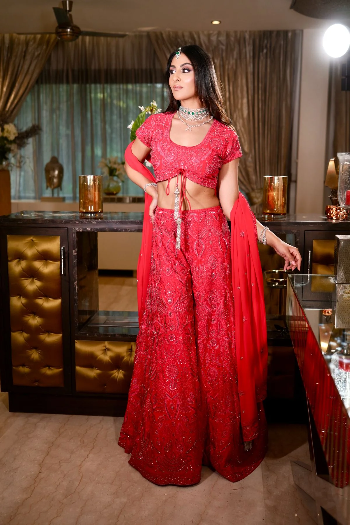 Hot Pink Sharara Set - Image 4