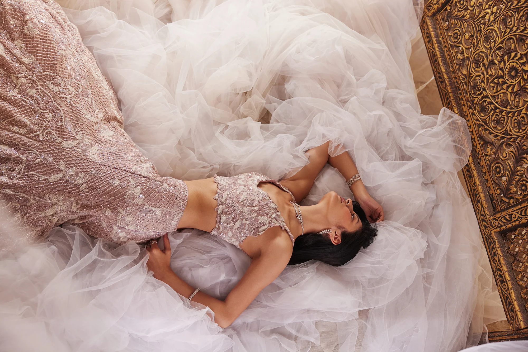 Iris Mermaid lehenga - Image 4