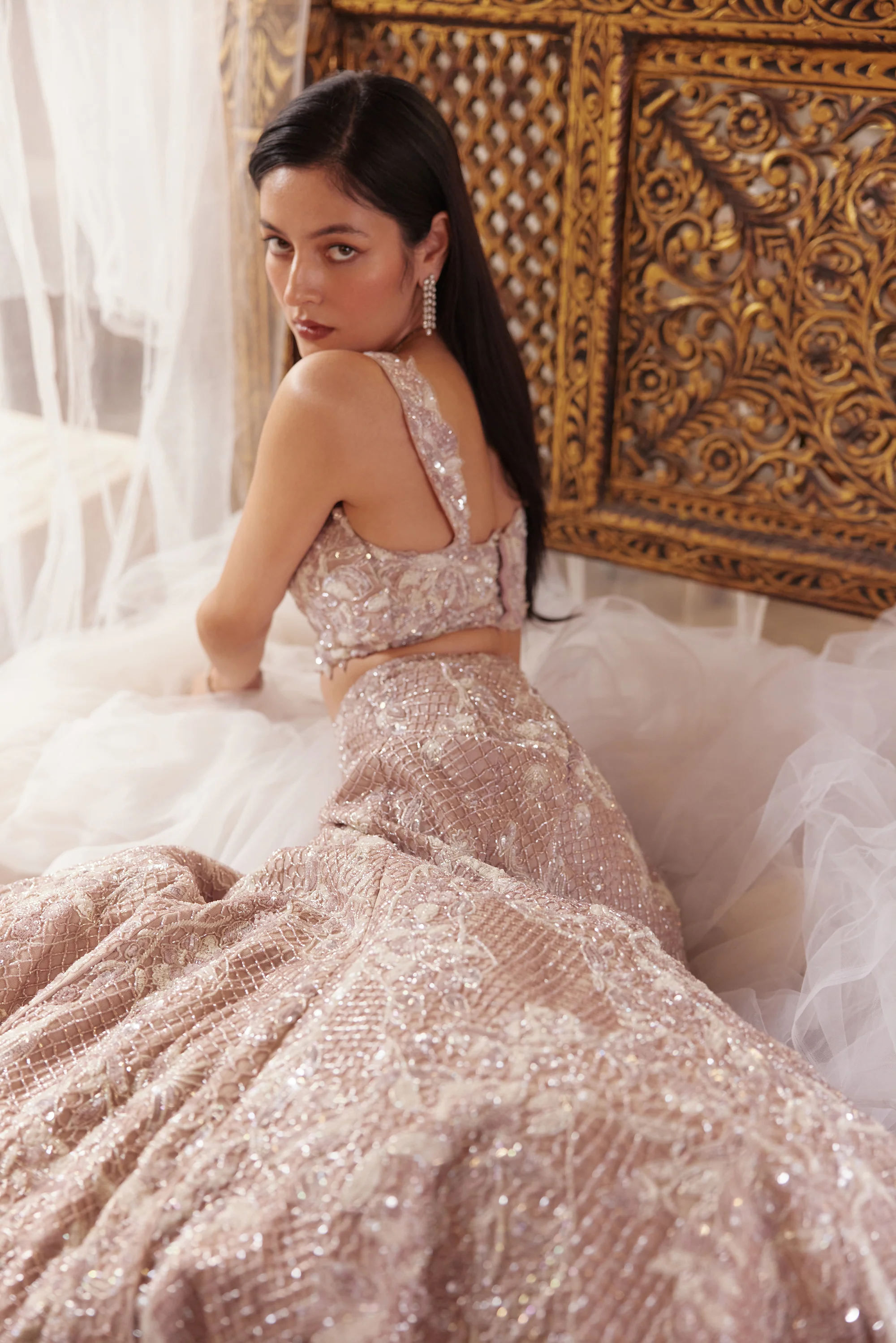 Iris Mermaid lehenga - Image 5