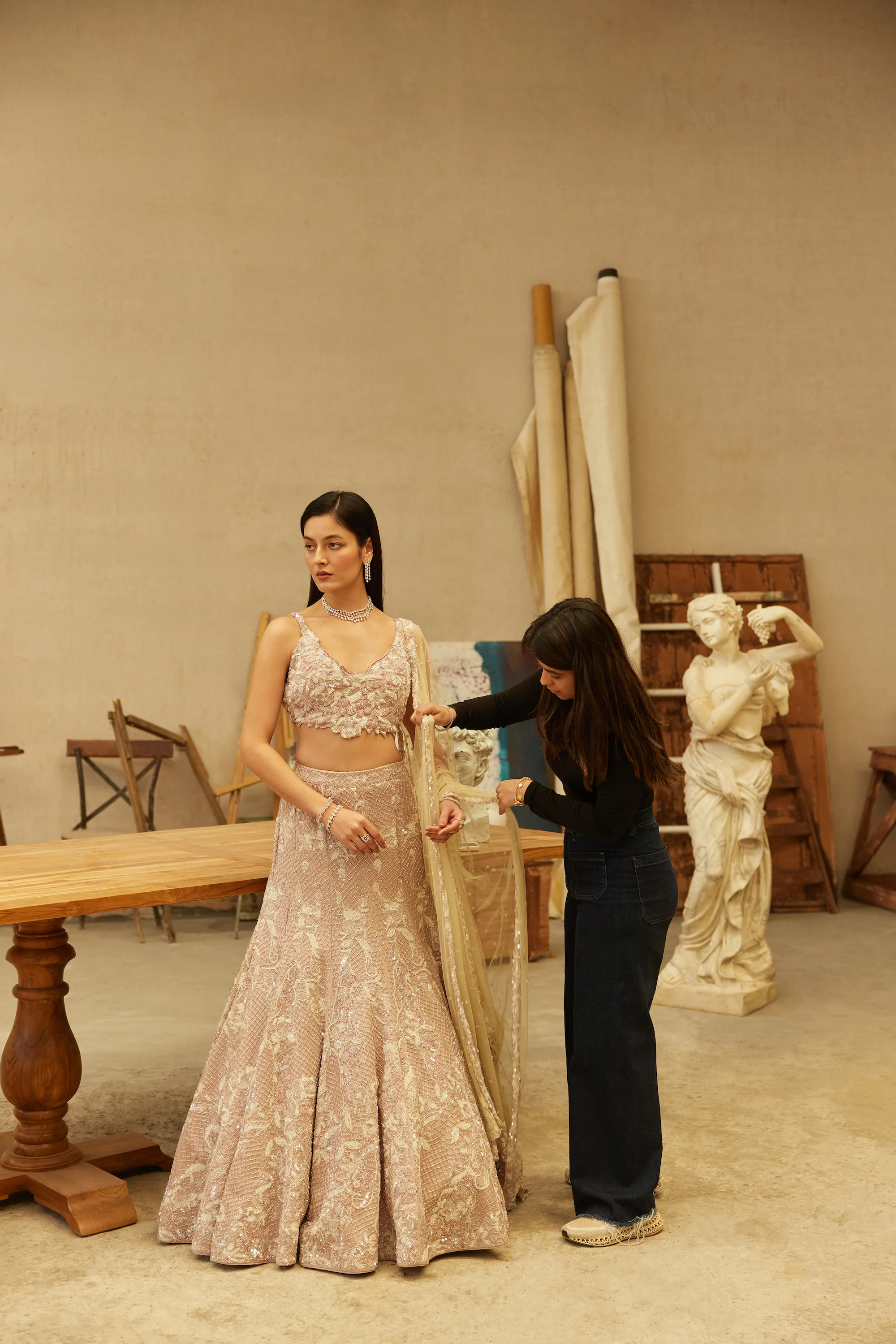 Iris Mermaid lehenga - Image 8