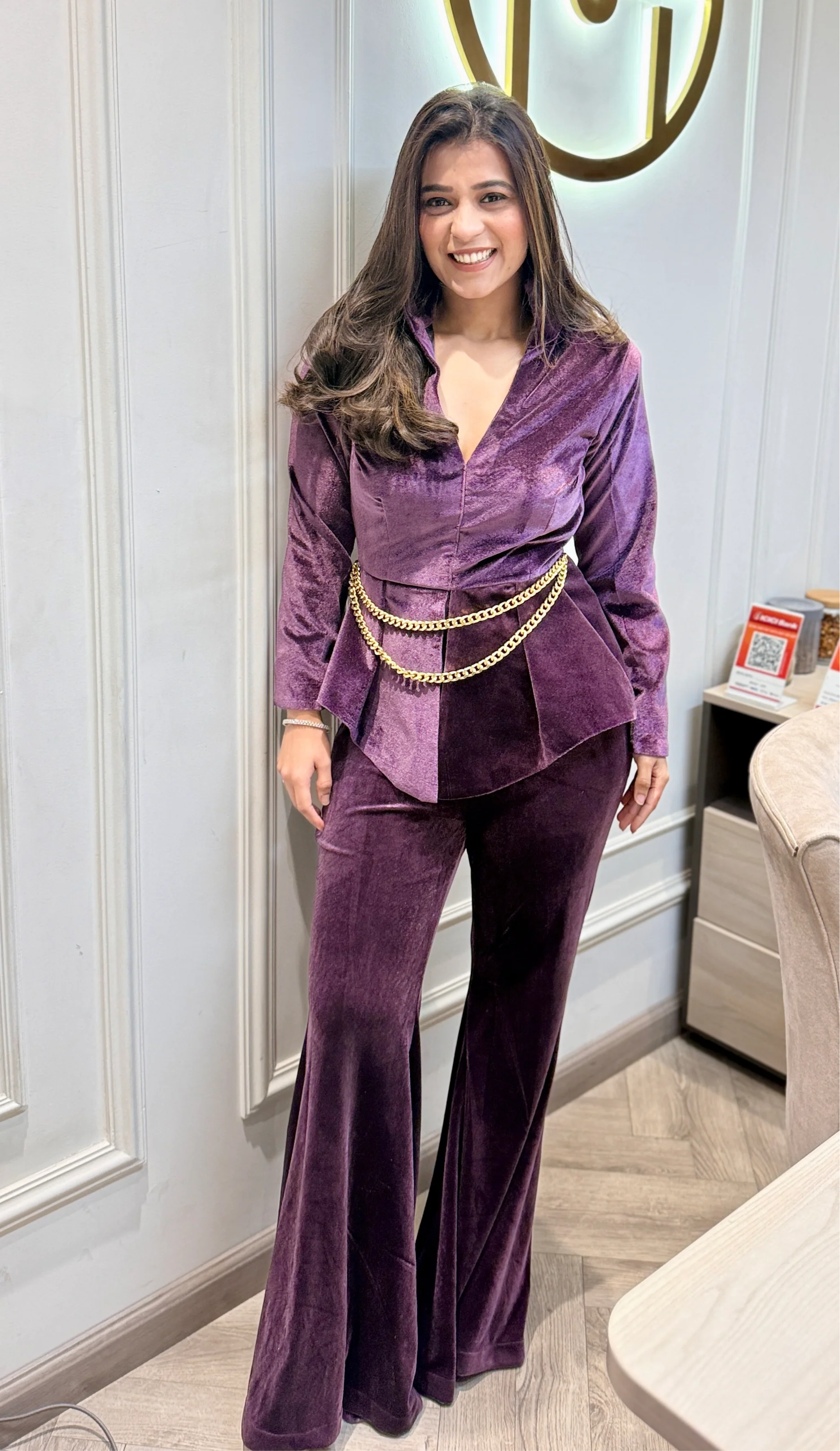 LAVENDER VELVET CO-ORD - Image 3