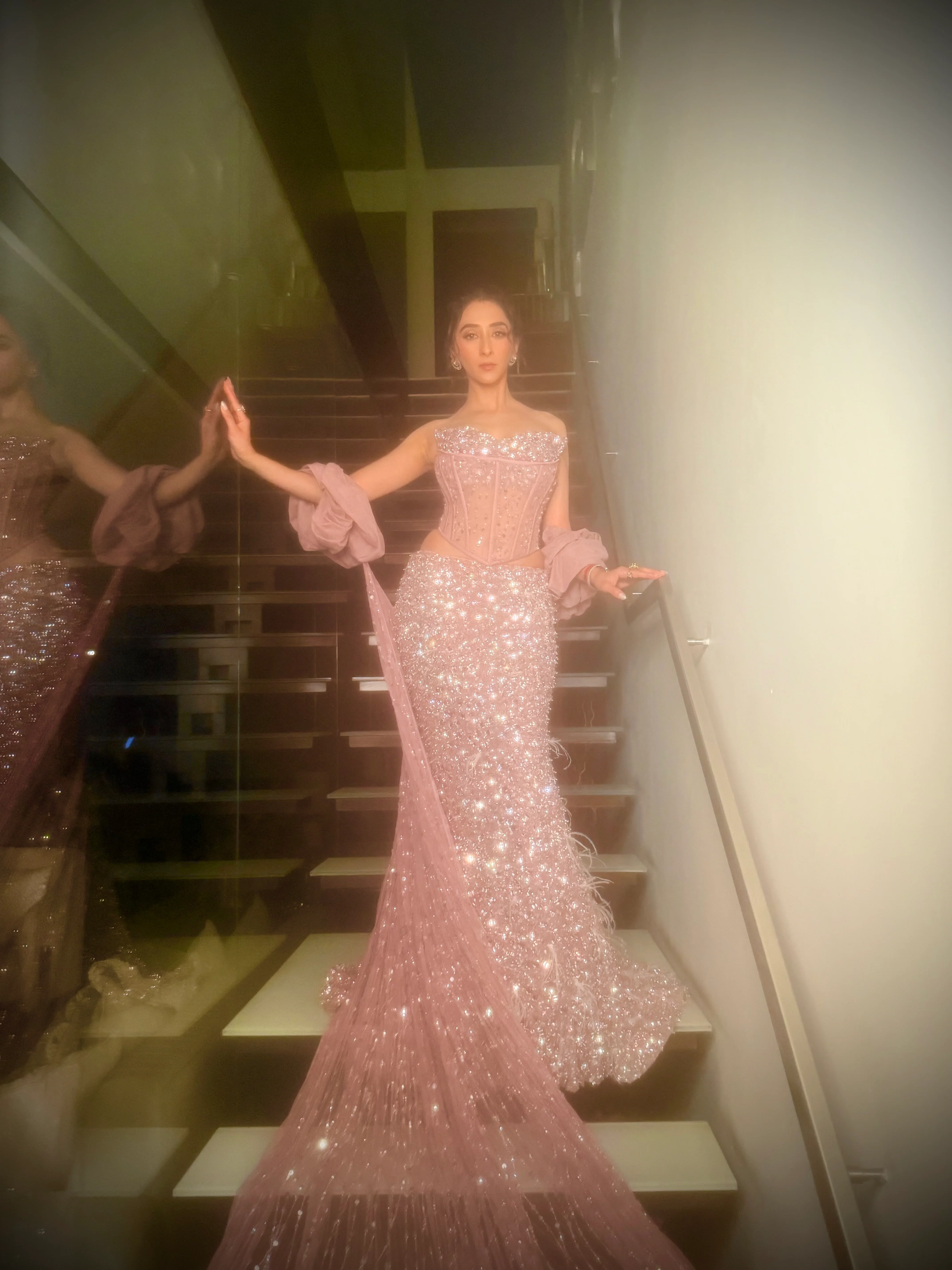 Mandarinfish corset lehenga - Image 6