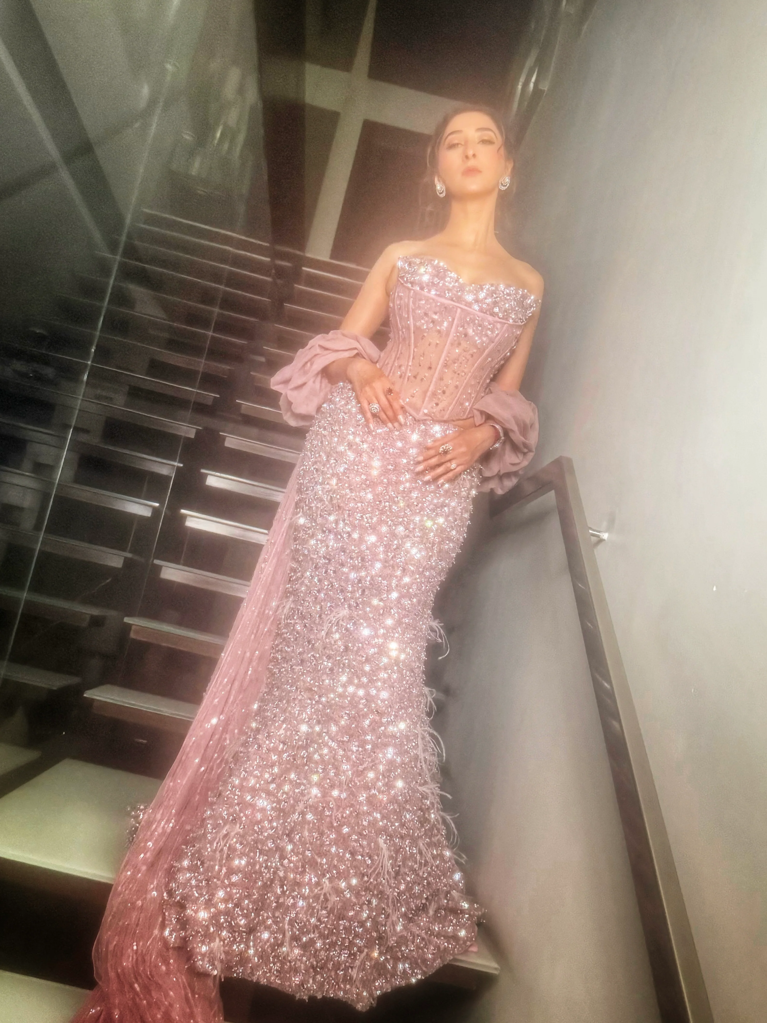 Mandarinfish corset lehenga - Image 7