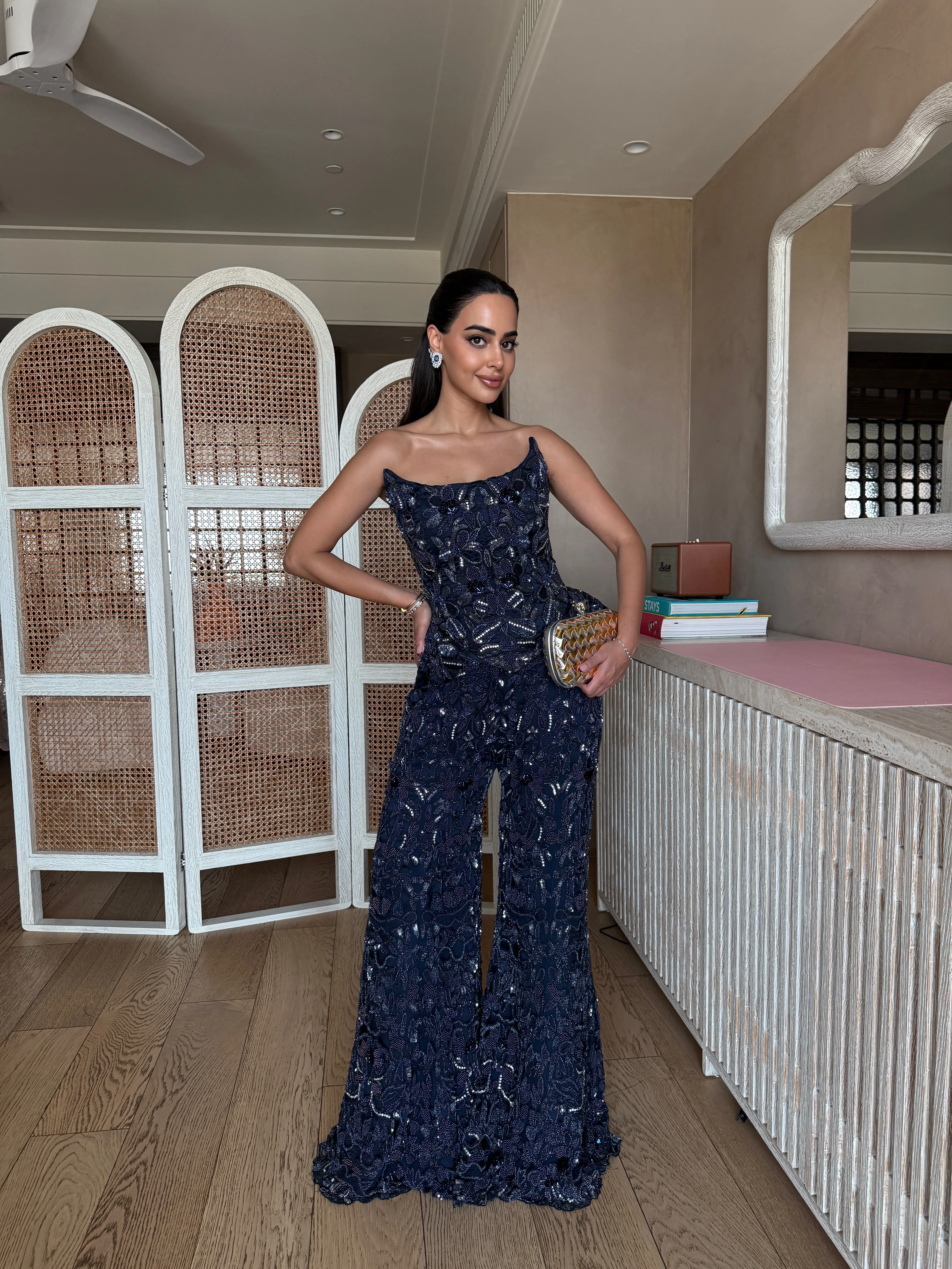 MIDNIGHT CORSET & SHARARA SET - Image 6