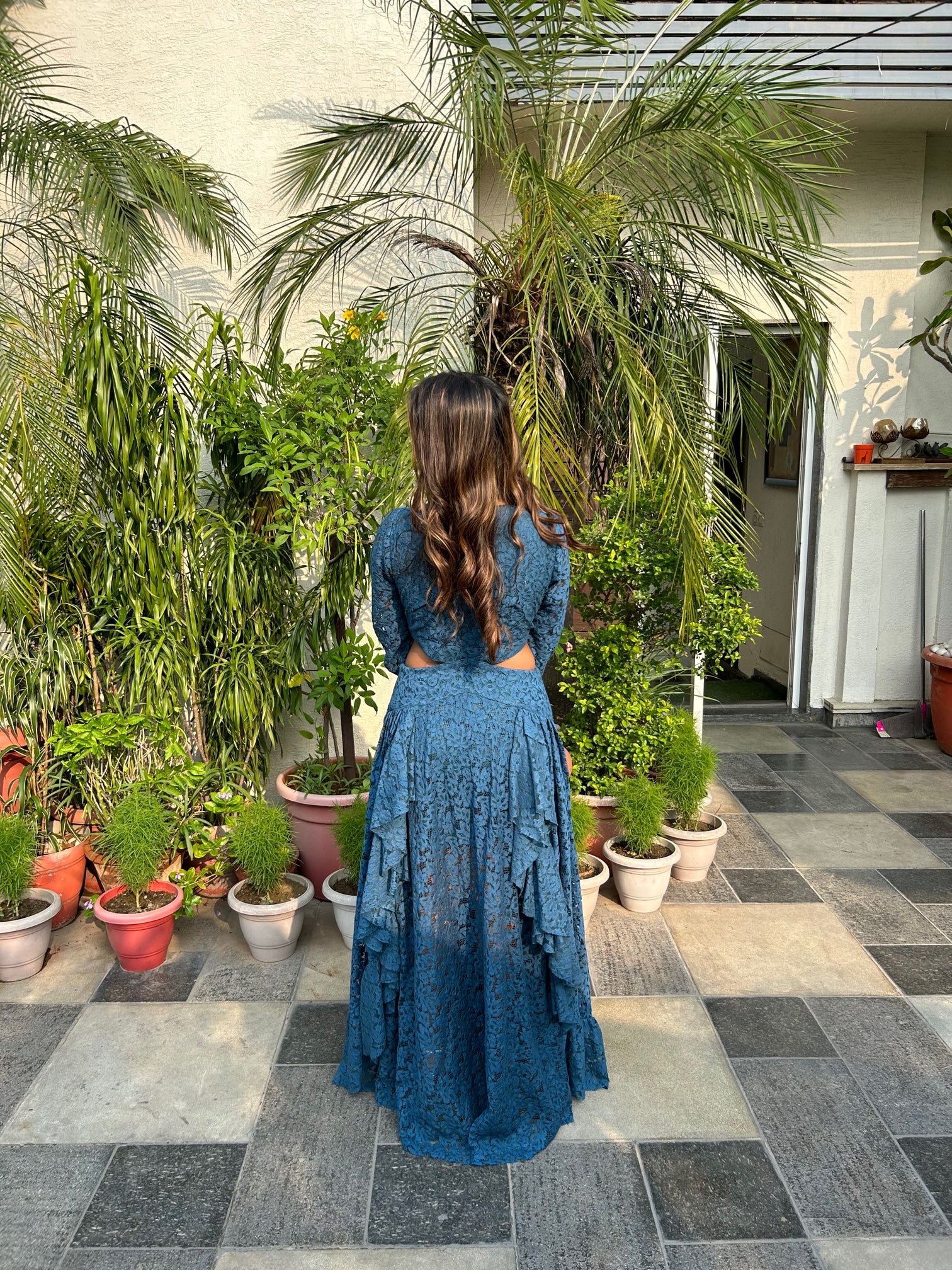 Ocean Ruffle Dress - Image 5