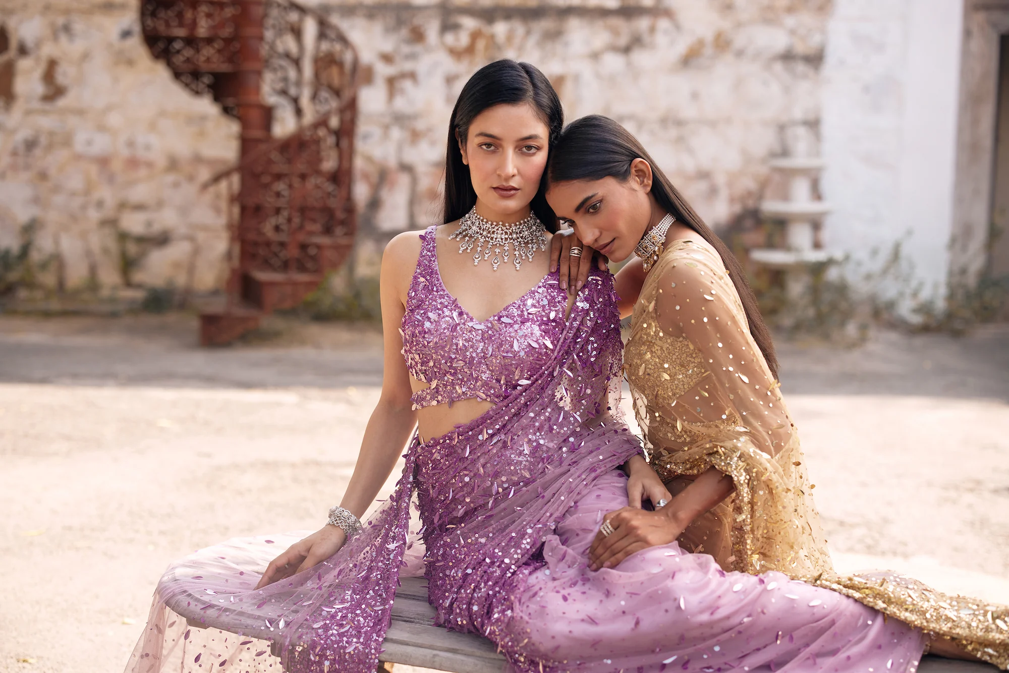 Orchid saree - Image 4