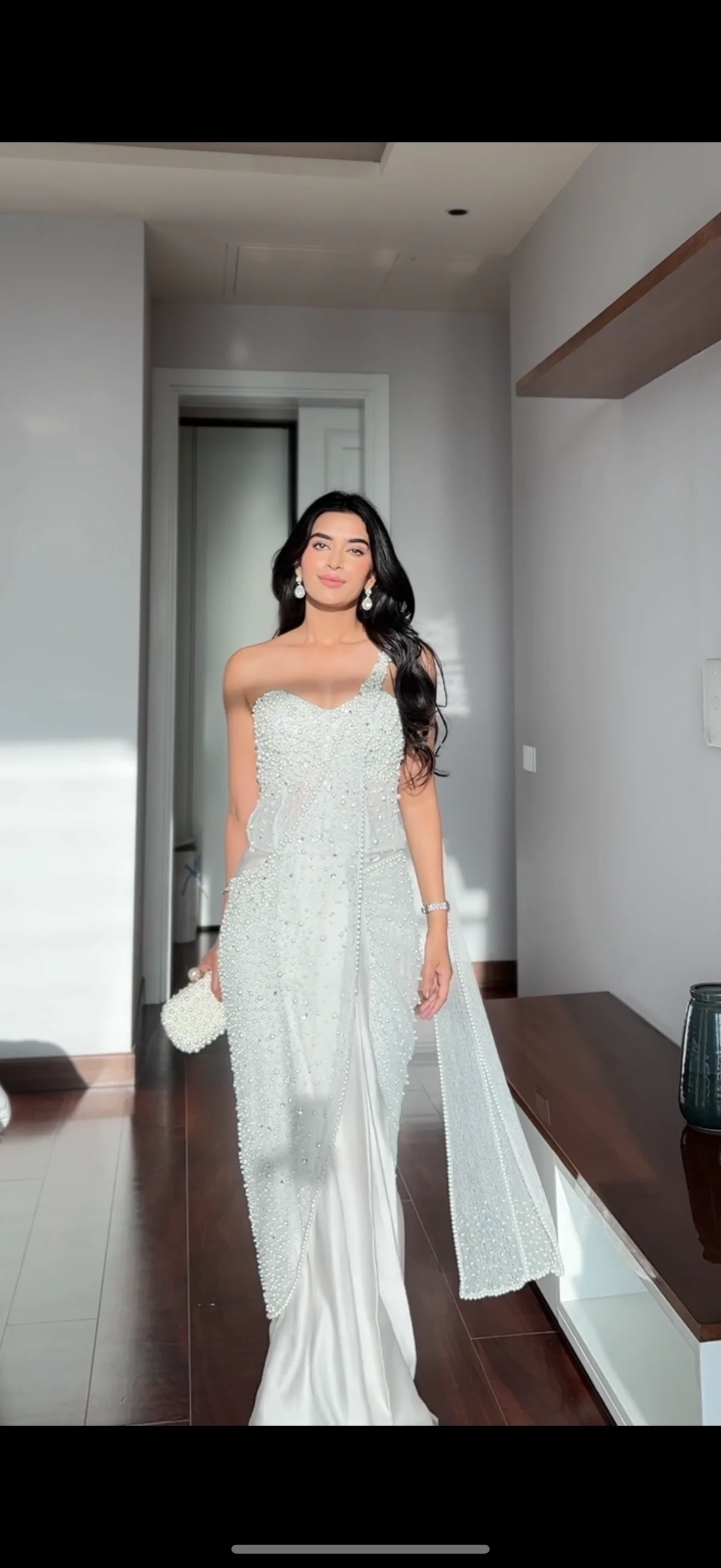 Pearl corset & pearl sari - Image 5