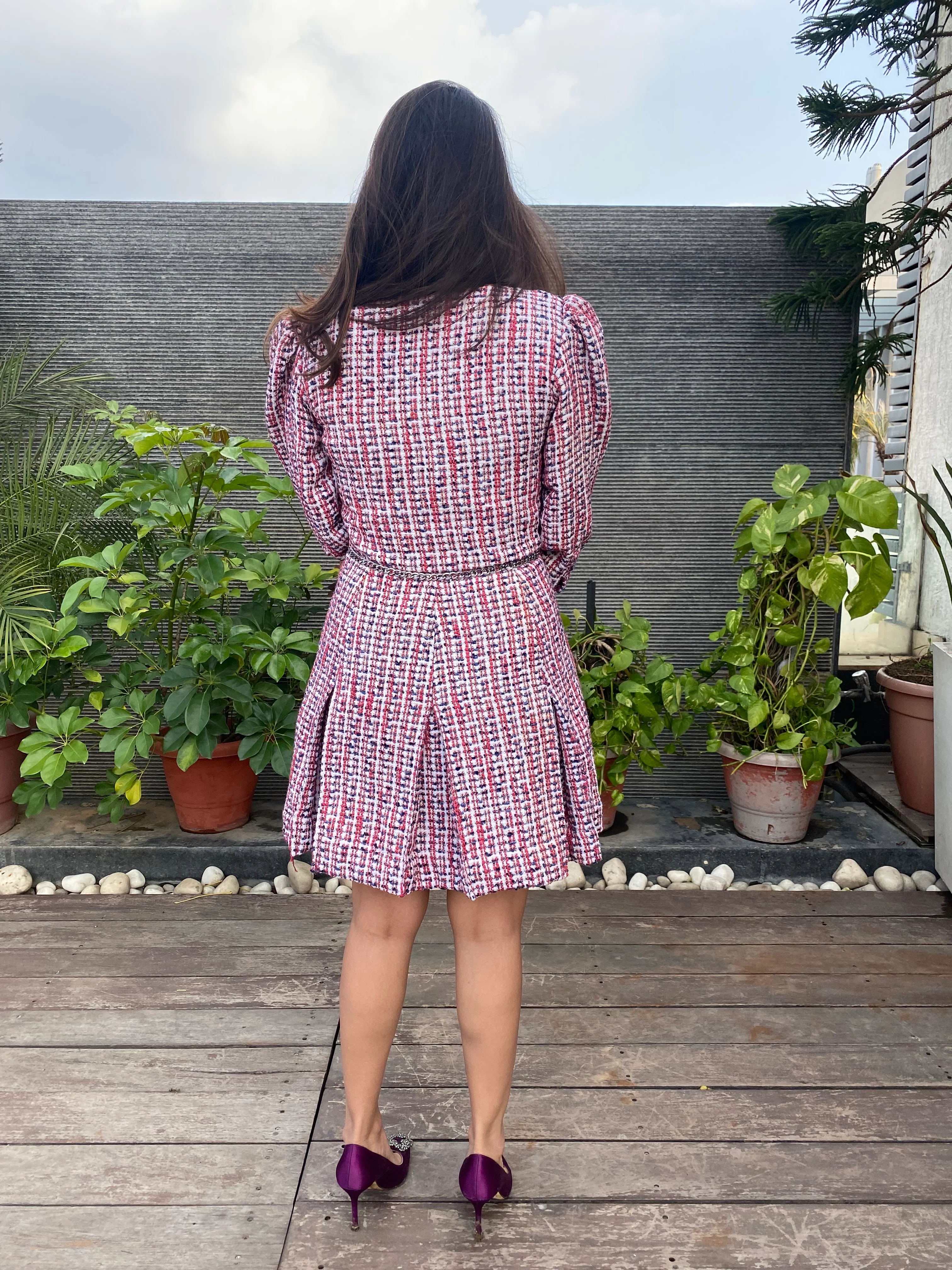 Romance Tweed Dress - Image 3