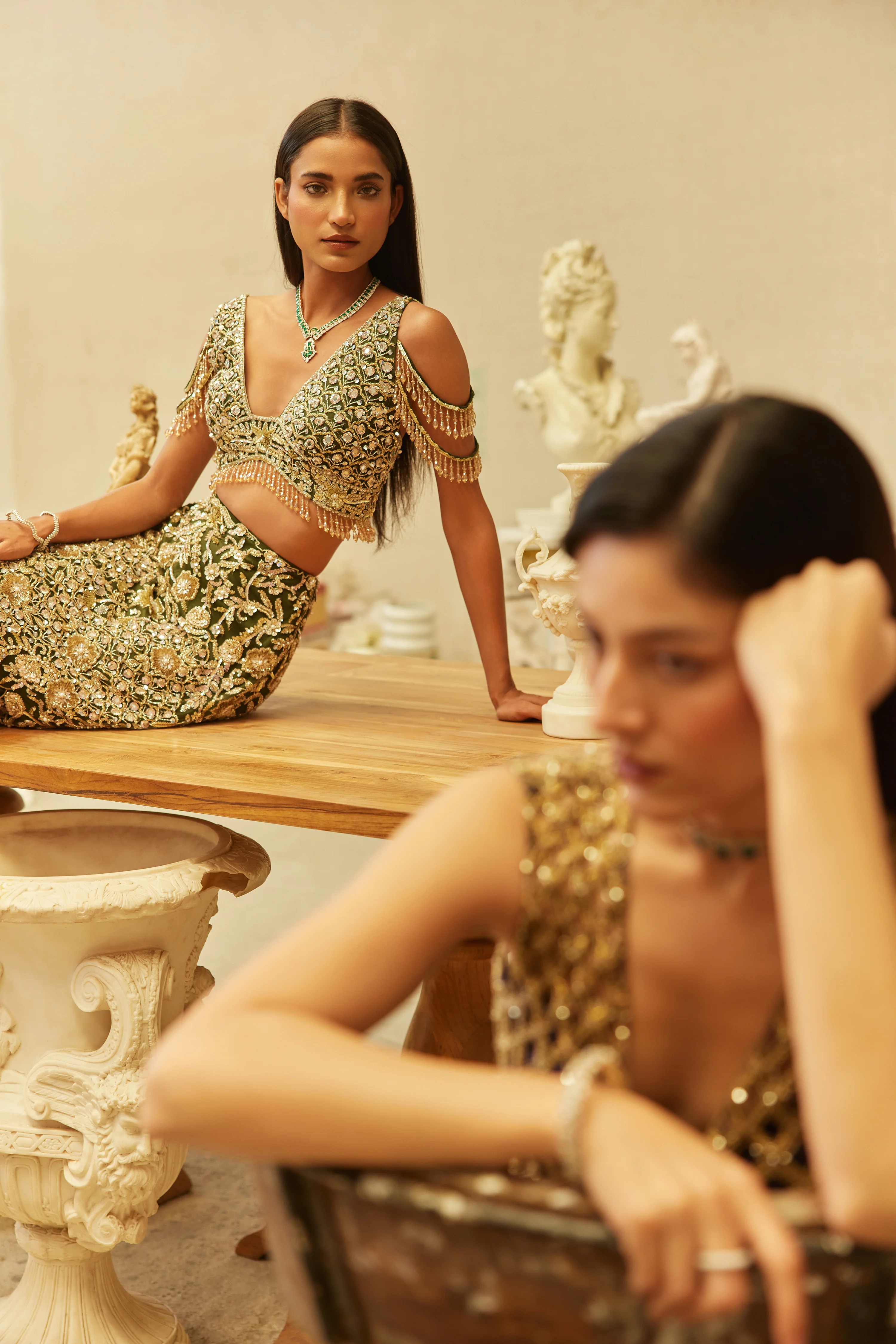 Royal Evergreen Skirt co-ord - Image 6