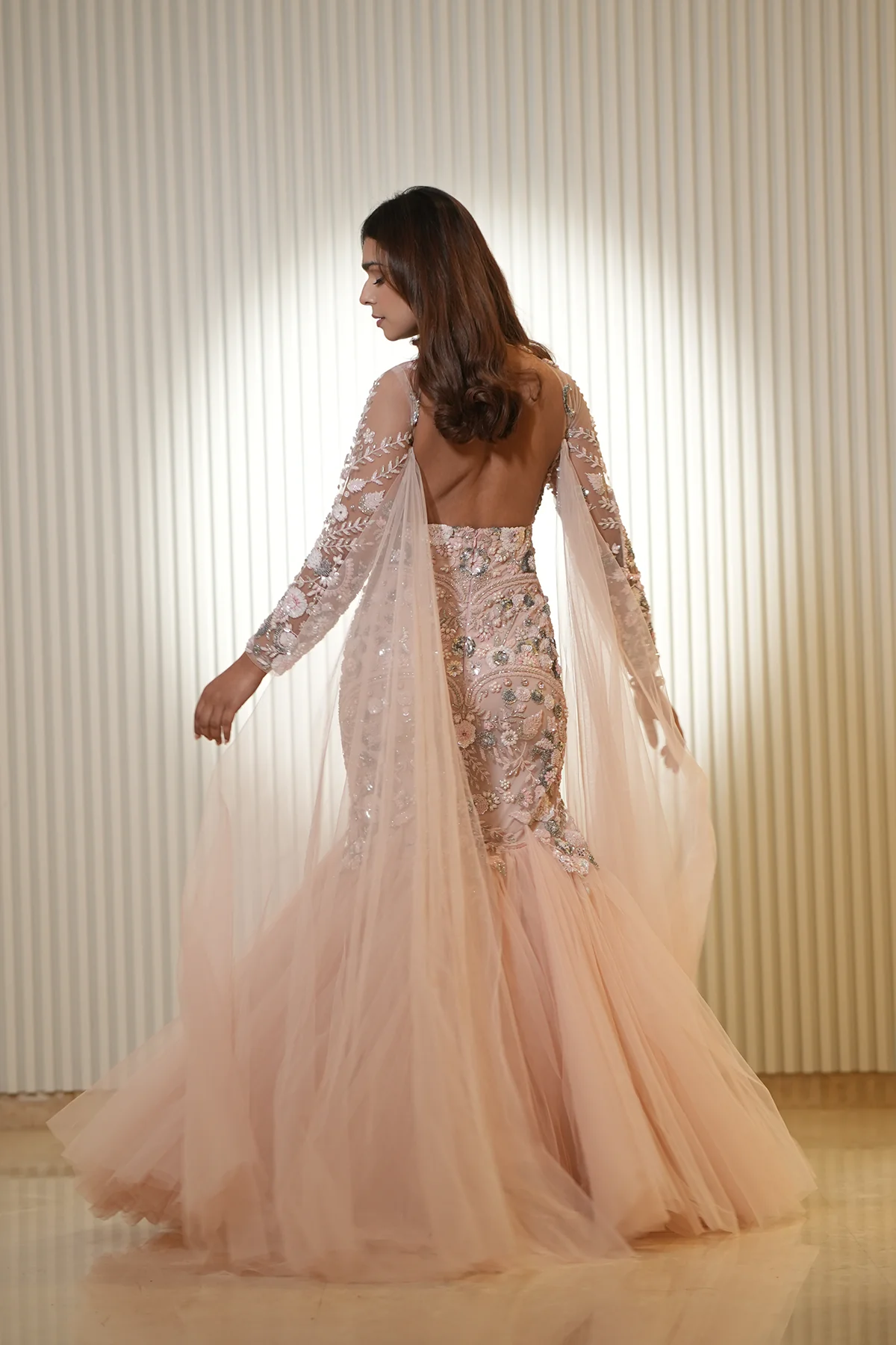 Blush Pink Gown - Image 3