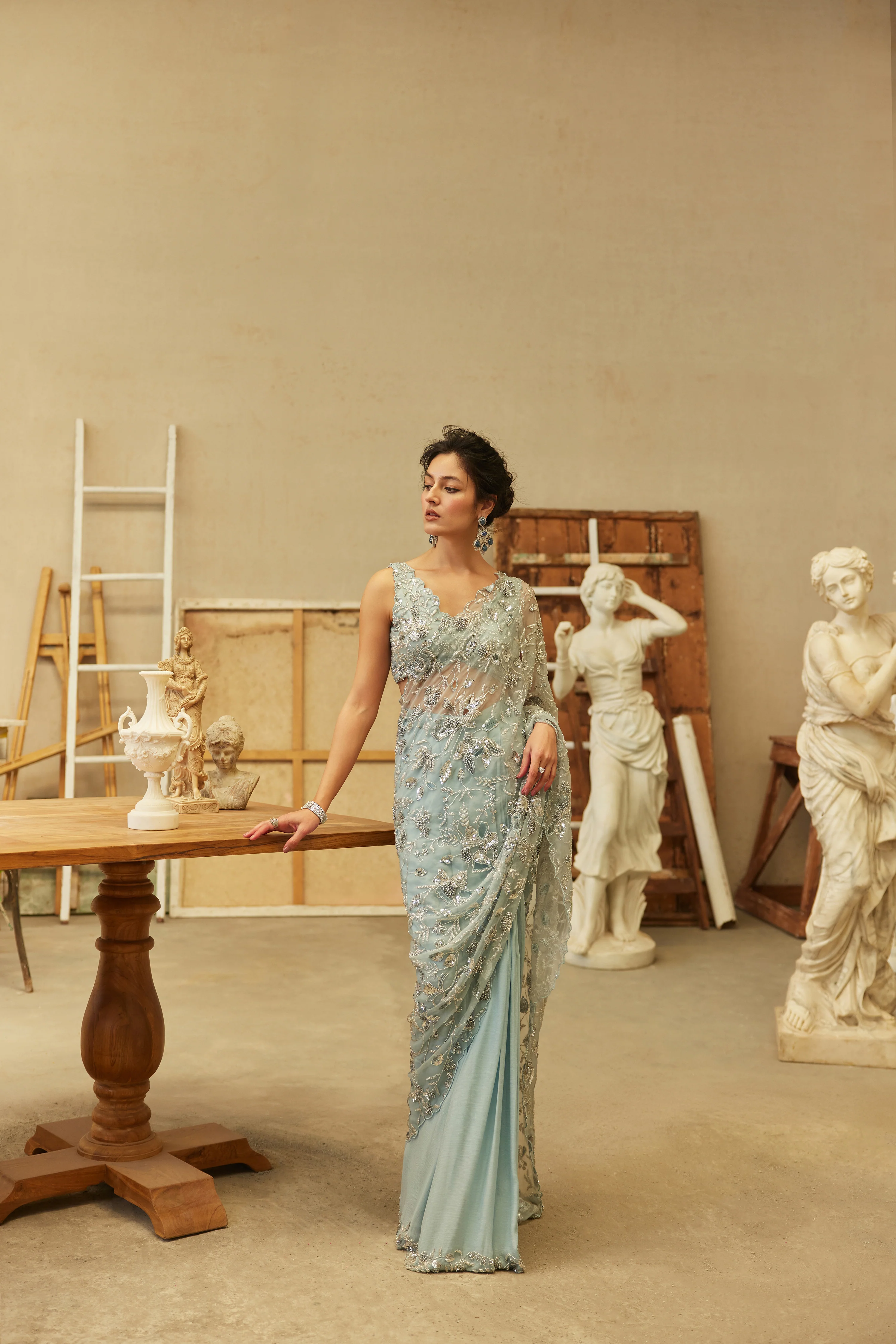STARLIT SKY SAREE - Image 2