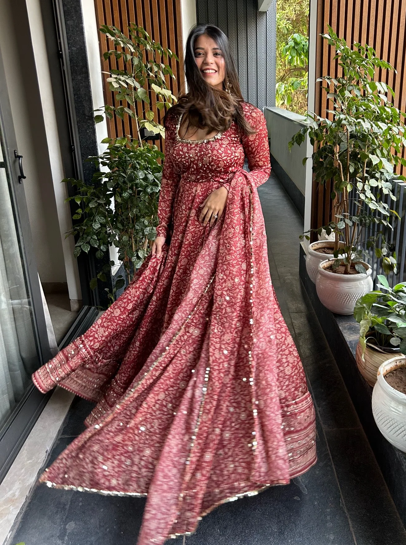 SUMMER PRINTED ANARKALI - Image 3