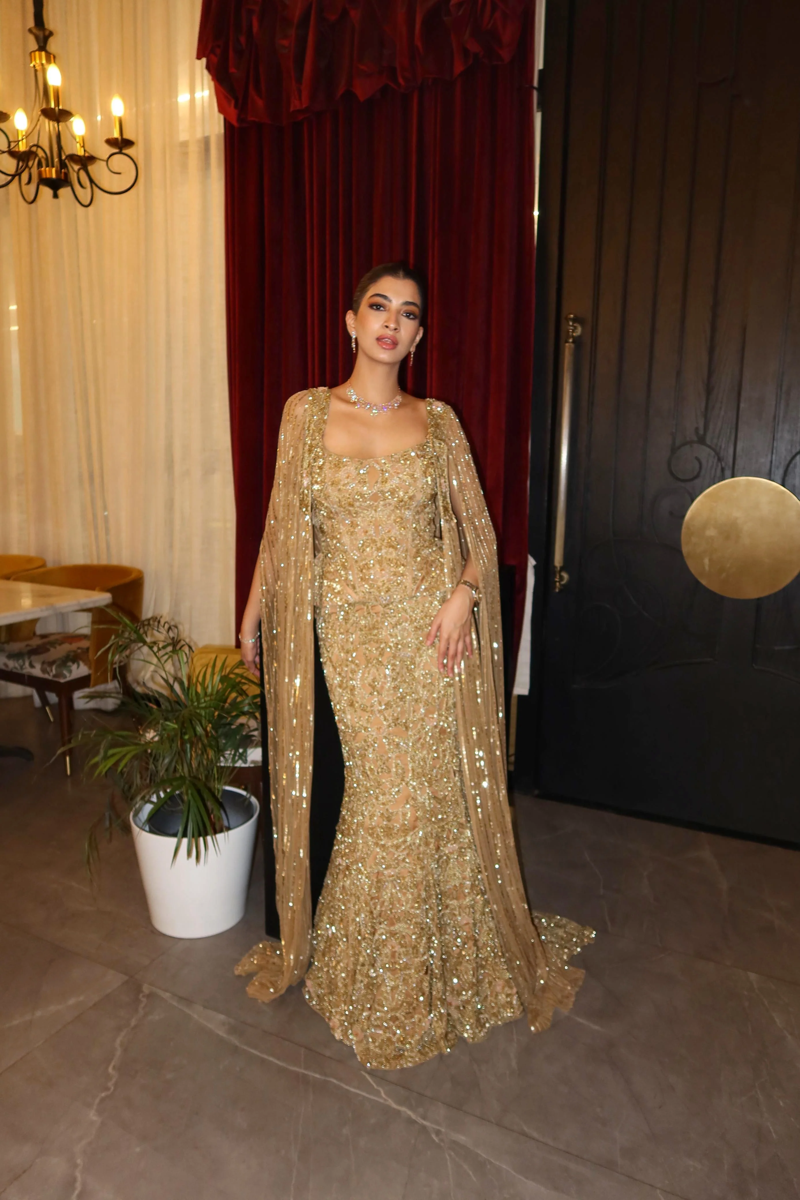 GOLDUST CORSET LEHENGA - Image 6