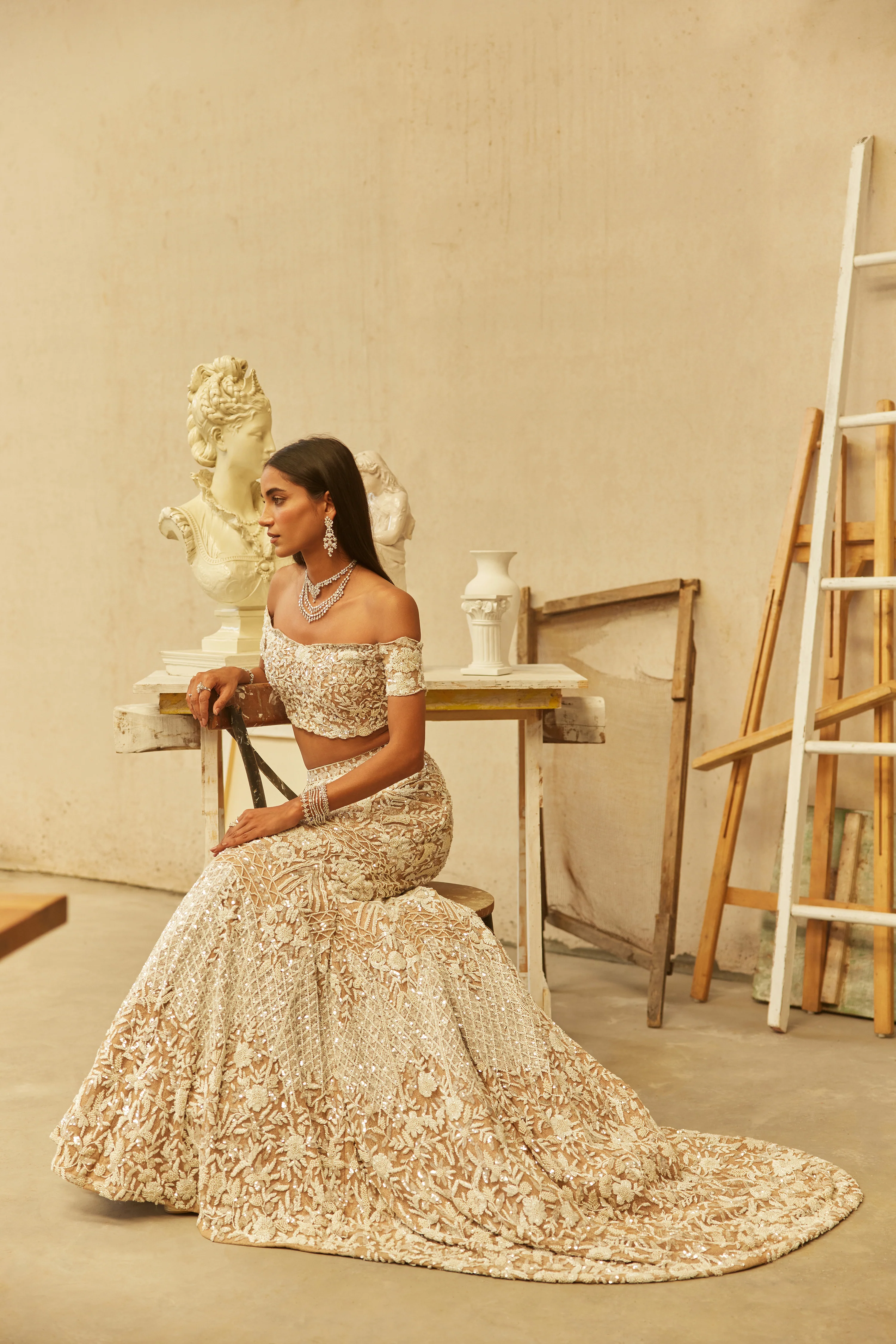 Valeria mermaid lehenga - Image 9
